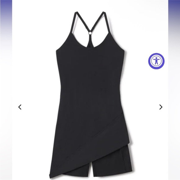 Outdoor Voices Dresses & Skirts - Outdoor Voices Black Exercise Dress with under shorts new